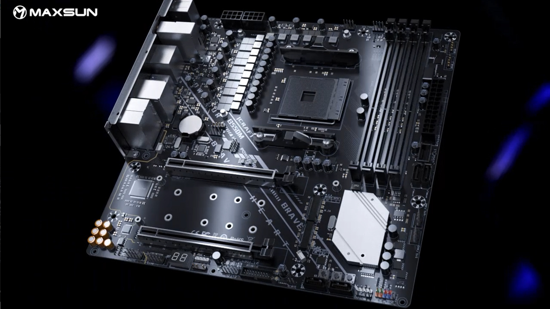 MAXSUN iCraft B550 Gaming M-ATX Motherboard AMD AM4 Zen 3, DDR4